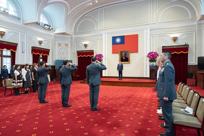 總統主持「中華民國115年5月份將官晉任授階典禮」