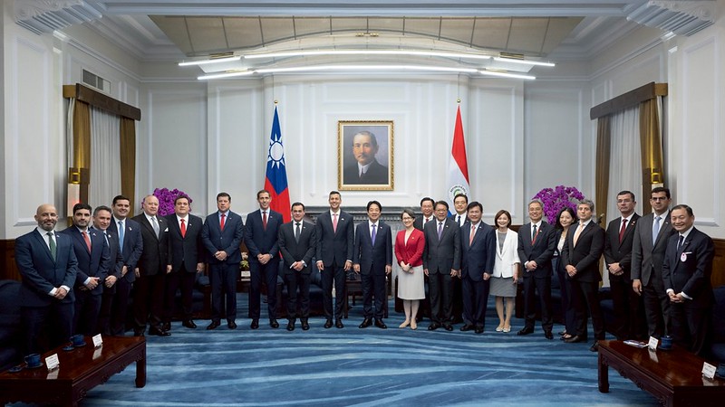 總統會晤巴拉圭總統貝尼亞　盼以「民主、和平、繁榮」為路徑　攜手為全球做出更多貢獻