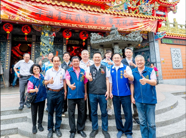 大溪慈聖宮平安福宴席開百桌 蘇俊賓:母親節為天上聖母祝壽 雙重祝福 喜氣加倍