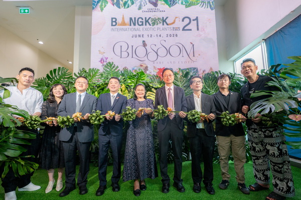 跨國綠色商機!張善政率青農赴曼谷植物展取經 預告「亞洲植物博覽會」7月...