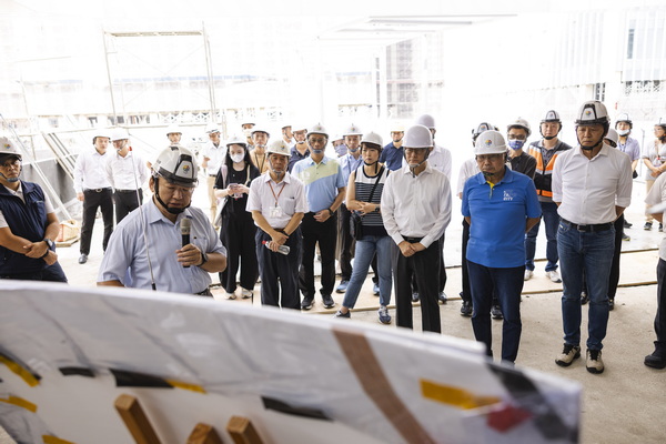 緊盯新北重要軸心建設 侯友宜市長四度視察第二行政中心