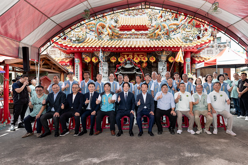 總統參拜民雄雙福保安宮　盼透過推動各項政策　讓國人生活更好